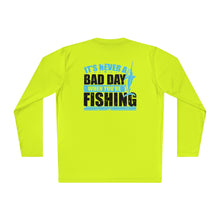 Load image into Gallery viewer, It's Never a Bad Day When You're Fishing Marlin Design Official CCC Long Sleeve Tee