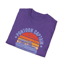 Load image into Gallery viewer, Pontoon Captain, Like a Regular Captain Only More Drunker Funny Credit Card Captain Softstyle T-Shirt
