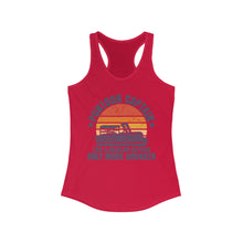 Load image into Gallery viewer, Pontoon Captain, Like a Regular Captain Only More Drunker Funny Credit Card Captain Women's Racerback Tank