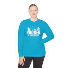 Load image into Gallery viewer, I'm a Hooker on the Weekends Bass Design Funny Credit Card Captain Long Sleeve Tee