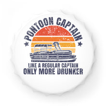 Load image into Gallery viewer, Pontoon Captain, Like a Regular Captain Only More Drunker Funny Credit Card Captain Bottle Opener