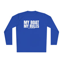 Load image into Gallery viewer, My Boat My Rules Official Credit Card Captain Funny Long Sleeve Tee