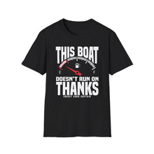 Load image into Gallery viewer, This Boat Doesn't Run on Thanks Funny Credit Card Captain Softstyle T-Shirt