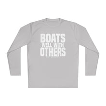 Load image into Gallery viewer, Boats Well With Others Official Credit Card Captain Lightweight Long Sleeve Tee