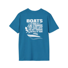 Load image into Gallery viewer, Boats Are Like Strippers Funny Official Credit Card Captain Softstyle T-Shirt