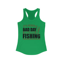 Load image into Gallery viewer, It's Never a Bad Day When You're Fishing Bass Design Official CCC Women's Racerback Tank