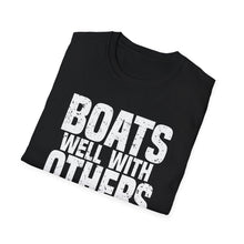 Load image into Gallery viewer, Boats Well With Others Official Credit Card Captain Softstyle T-Shirt