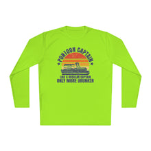 Load image into Gallery viewer, Pontoon Captain, Like a Regular Captain Only More Drunker Funny Credit Card Captain Lightweight Long Sleeve Tee