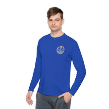 Load image into Gallery viewer, Credit Card Captain Official Broken Anchor Colored Logo Front and Back Lightweight Long Sleeve Tee