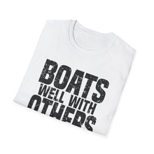 Load image into Gallery viewer, Boats Well With Others Official Credit Card Captain Softstyle T-Shirt