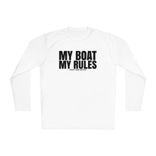 Load image into Gallery viewer, My Boat My Rules Official Credit Card Captain Funny Long Sleeve Tee