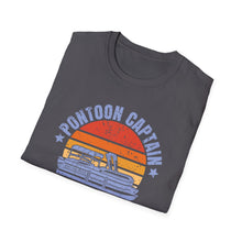 Load image into Gallery viewer, Pontoon Captain, Like a Regular Captain Only More Drunker Funny Credit Card Captain Softstyle T-Shirt