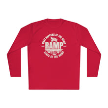 Load image into Gallery viewer, What Happens at the Ramp Stays at the Ramp Official CCC Funny Unisex Lightweight Long Sleeve Tee