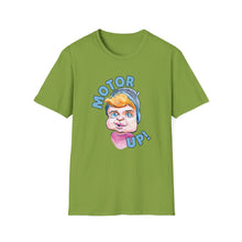Load image into Gallery viewer, HayHay Says, "Motor Up!" Official Credit Card Captain Softstyle T-Shirt