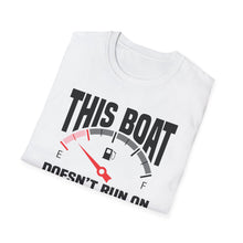 Load image into Gallery viewer, This Boat Doesn't Run on Thanks Funny Credit Card Captain Softstyle T-Shirt