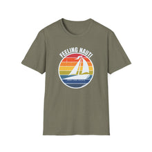 Load image into Gallery viewer, Feeling Nauti Sailboat Official Credit Card Captain Softstyle T-Shirt