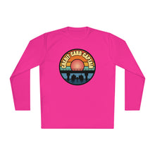 Load image into Gallery viewer, Sunset Under The Bridge Pontoon Dispensor Official Credit Card Captain Long Sleeve Tee