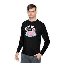 Load image into Gallery viewer, DTF Down To Float Flamingo Floatie Funny Lightweight Long Sleeve Tee