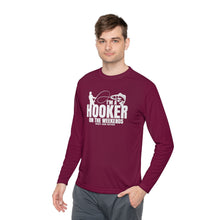 Load image into Gallery viewer, I'm a Hooker on the Weekends Redfish Design Funny Credit Card Captain Long Sleeve Tee