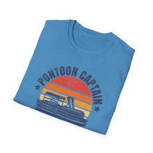 Load image into Gallery viewer, Pontoon Captain, Like a Regular Captain Only More Drunker Funny Credit Card Captain Softstyle T-Shirt