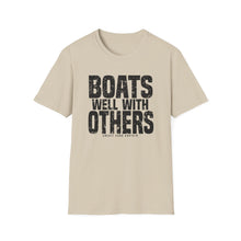 Load image into Gallery viewer, Boats Well With Others Official Credit Card Captain Softstyle T-Shirt