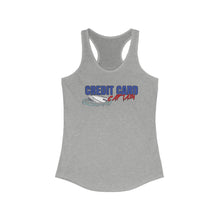 Load image into Gallery viewer, Official Credit Card Captain Shipwreck Logo Women's Racerback Tank