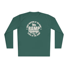 Load image into Gallery viewer, What Happens at the Ramp Stays at the Ramp Official CCC Funny Unisex Lightweight Long Sleeve Tee