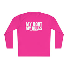Load image into Gallery viewer, My Boat My Rules Official Credit Card Captain Funny Long Sleeve Tee