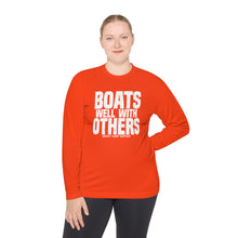 Load image into Gallery viewer, Boats Well With Others Official Credit Card Captain Lightweight Long Sleeve Tee
