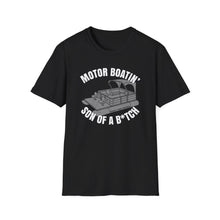 Load image into Gallery viewer, Motor Boatin' Son of a B*tch Funny Credit Card Captain Softstyle T-Shirt