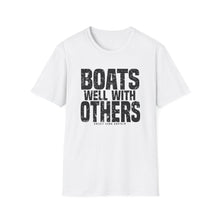 Load image into Gallery viewer, Boats Well With Others Official Credit Card Captain Softstyle T-Shirt