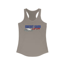 Load image into Gallery viewer, Official Credit Card Captain Shipwreck Logo Women's Racerback Tank