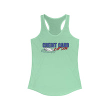 Load image into Gallery viewer, Official Credit Card Captain Shipwreck Logo Women's Racerback Tank