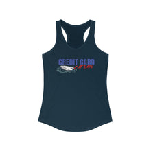 Load image into Gallery viewer, Official Credit Card Captain Shipwreck Logo Women's Racerback Tank