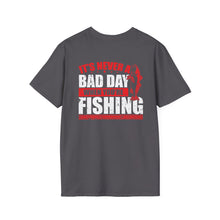 Load image into Gallery viewer, It's Never a Bad Day When You're Fishing Redfish Design Official CCC Softstyle T-Shirt