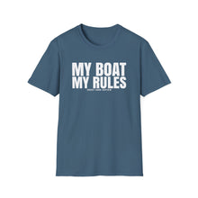 Load image into Gallery viewer, My Boat My Rules Official Credit Card Captain Funny Softstyle T-Shirt