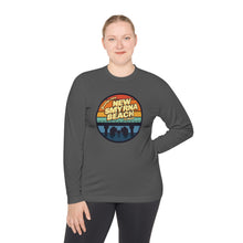 Load image into Gallery viewer, Greetings From New Smyrna Beach Credit Card Captain Long Sleeve Tee