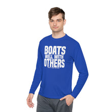 Load image into Gallery viewer, Boats Well With Others Official Credit Card Captain Lightweight Long Sleeve Tee