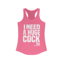 Load image into Gallery viewer, I Need a Huge Cocktail Funny Credit Card Captain Women's Racerback Tank