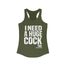 Load image into Gallery viewer, I Need a Huge Cocktail Funny Credit Card Captain Women's Racerback Tank