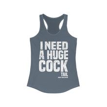 Load image into Gallery viewer, I Need a Huge Cocktail Funny Credit Card Captain Women's Racerback Tank