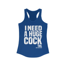 Load image into Gallery viewer, I Need a Huge Cocktail Funny Credit Card Captain Women's Racerback Tank
