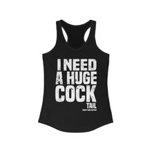 Load image into Gallery viewer, I Need a Huge Cocktail Funny Credit Card Captain Women's Racerback Tank