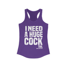 Load image into Gallery viewer, I Need a Huge Cocktail Funny Credit Card Captain Women's Racerback Tank