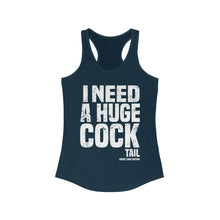 Load image into Gallery viewer, I Need a Huge Cocktail Funny Credit Card Captain Women's Racerback Tank