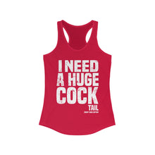 Load image into Gallery viewer, I Need a Huge Cocktail Funny Credit Card Captain Women's Racerback Tank