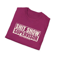 Load image into Gallery viewer, Sh*t Show Supervisor Official Credit Card Captain Funny Softstyle T-Shirt