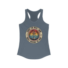 Load image into Gallery viewer, Sorry For What I Said While Docking the Boat Funny Credit Card Captain Women's Racerback Tank