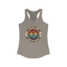 Load image into Gallery viewer, Sorry For What I Said While Docking the Boat Funny Credit Card Captain Women's Racerback Tank