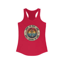 Load image into Gallery viewer, Sorry For What I Said While Docking the Boat Funny Credit Card Captain Women's Racerback Tank